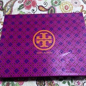Tory Burch Burgundy Ankle Boots with tassel designs comes with bag and box